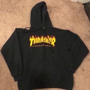 Thrasher Magazine hoodie black size M medium